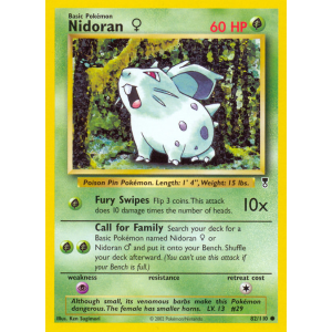 Nidoran 82/110 Pokemon TCG Other Legendary Collection