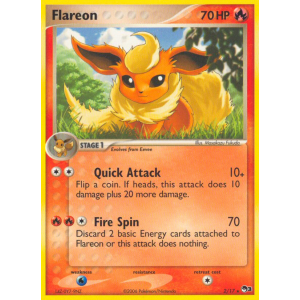 Flareon 2/17 Pokemon TCG POP POP Series 3