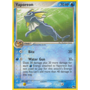 Vaporeon 6/17 Pokemon TCG POP POP Series 3