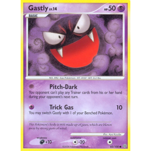 Gastly 62/100 Pokemon TCG Diamond & Pearl Stormfront