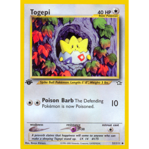 Togepi 51/111 Pokemon TCG Neo Neo Genesis