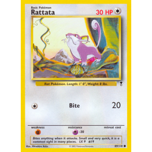 Rattata 89/110 Pokemon TCG Other Legendary Collection