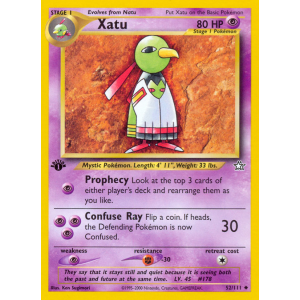 Xatu 52/111 Pokemon TCG Neo Neo Genesis