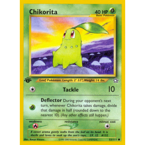 Chikorita 53/111 Pokemon TCG Neo Neo Genesis