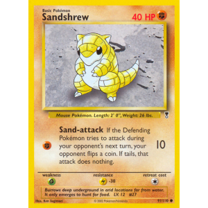 Sandshrew 91/110 Pokemon TCG Other Legendary Collection