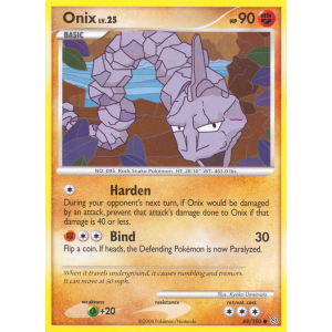 Onix 69/100 Pokemon TCG Diamond & Pearl Stormfront