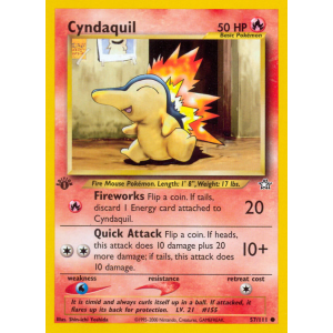 Cyndaquil 57/111 Pokemon TCG Neo Neo Genesis