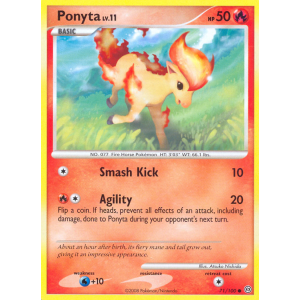 Ponyta 71/100 Pokemon TCG Diamond & Pearl Stormfront