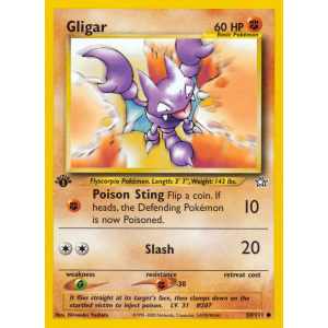 Gligar 59/111 Pokemon TCG Neo Neo Genesis