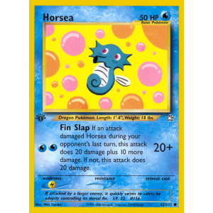 Horsea 62/111 Pokemon TCG Neo Neo Genesis