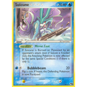 Suicune 4/17 Pokemon TCG POP POP Series 2