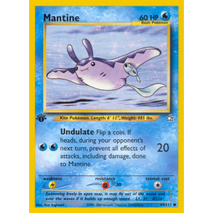 Mantine 64/111 Pokemon TCG Neo Neo Genesis