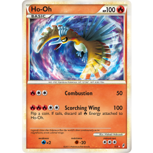 Rare Holo Ho-Oh SL5/95 Pokemon TCG HeartGold & SoulSilver Call of Legends