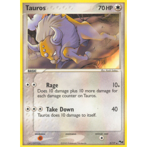 Tauros 5/17 Pokemon TCG POP POP Series 2