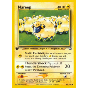 Mareep 65/111 Pokemon TCG Neo Neo Genesis