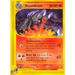 Houndoom 14/147 Pokemon TCG E-Card Aquapolis