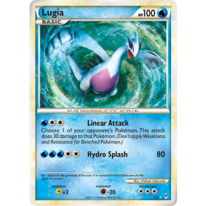 Rare Holo Lugia SL7/95 Pokemon TCG HeartGold & SoulSilver Call of Legends