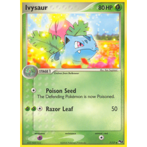 Ivysaur 7/17 Pokemon TCG POP POP Series 2