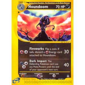 Houndoom 15/147 Pokemon TCG E-Card Aquapolis