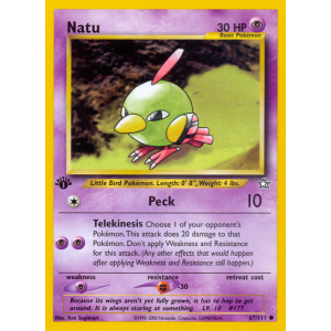 Natu 67/111 Pokemon TCG Neo Neo Genesis