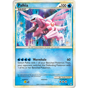 Rare Holo Palkia SL8/95 Pokemon TCG HeartGold & SoulSilver Call of Legends