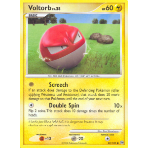 Voltorb 80/100 Pokemon TCG Diamond & Pearl Stormfront