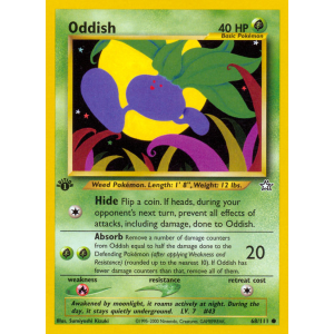 Oddish 68/111 Pokemon TCG Neo Neo Genesis