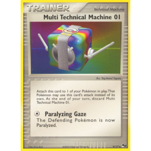 Multi Technical Machine 01 9/17 Pokemon TCG POP POP Series 2