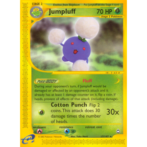 Jumpluff 17/147 Pokemon TCG E-Card Aquapolis