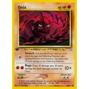 Onix 69/111 Pokemon TCG Neo Neo Genesis