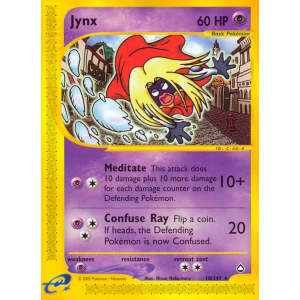 Jynx 18/147 Pokemon TCG E-Card Aquapolis