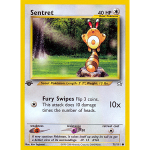 Sentret 71/111 Pokemon TCG Neo Neo Genesis