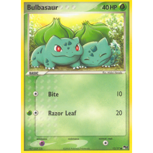 Bulbasaur 12/17 Pokemon TCG POP POP Series 2