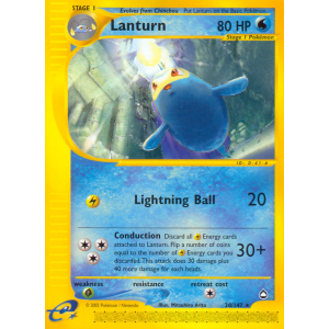 Lanturn 20/147 Pokemon TCG E-Card Aquapolis