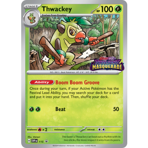 Promo Thwackey 115/148 Pokemon TCG Scarlet & Violet Scarlet & Violet Promos