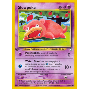 Slowpoke 73/111 Pokemon TCG Neo Neo Genesis