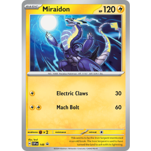 Promo Miraidon 148/148 Pokemon TCG Scarlet & Violet Scarlet & Violet Promos