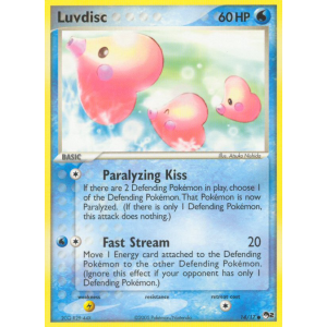 Luvdisc 14/17 Pokemon TCG POP POP Series 2