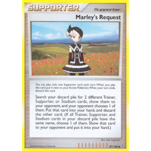 Marley's Request 87/100 Pokemon TCG Diamond & Pearl Stormfront