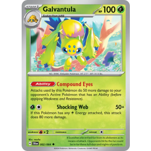 Galvantula 2/64 Pokemon TCG Scarlet & Violet Shrouded Fable