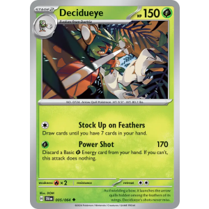 Decidueye 5/64 Pokemon TCG Scarlet & Violet Shrouded Fable