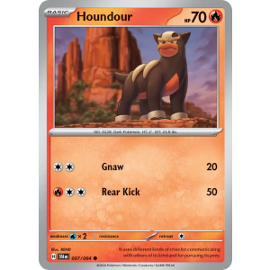 Houndour 7/64 Pokemon TCG Scarlet & Violet Shrouded Fable