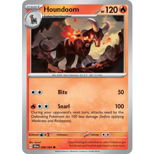 Houndoom 8/64 Pokemon TCG Scarlet & Violet Shrouded Fable