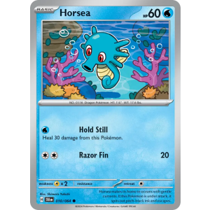 Horsea 10/64 Pokemon TCG Scarlet & Violet Shrouded Fable