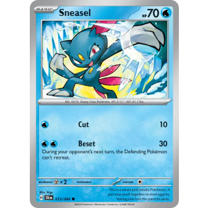 Sneasel 13/64 Pokemon TCG Scarlet & Violet Shrouded Fable