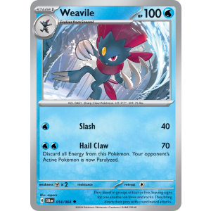 Weavile 14/64 Pokemon TCG Scarlet & Violet Shrouded Fable