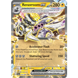 Double Rare Revavroom ex 15/64 Pokemon TCG Scarlet & Violet Shrouded Fable