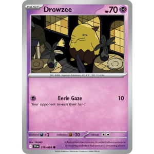 Drowzee 16/64 Pokemon TCG Scarlet & Violet Shrouded Fable