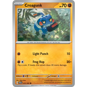 Croagunk 23/64 Pokemon TCG Scarlet & Violet Shrouded Fable