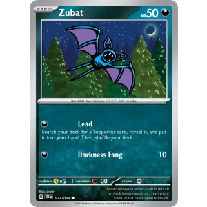 Zubat 27/64 Pokemon TCG Scarlet & Violet Shrouded Fable